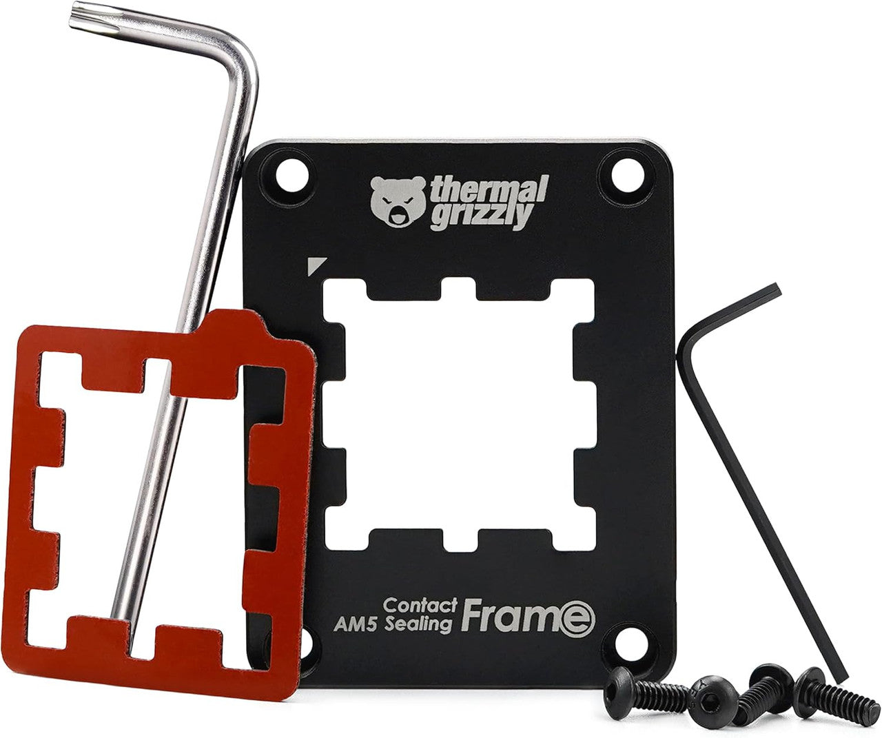 Thermal Grizzly Contact Sealing Frame Contact Frame,CPU Guard Combination,Components AMD Ryzen 7000 CPUs TG-CSF-AM5