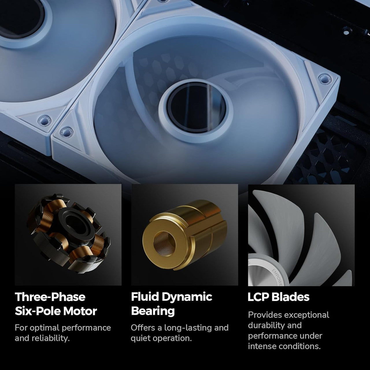 TRYX Panorama 360 6.67'' AMOLED Curved Screen 3D AIO Cooler Asetek 8th Gen V2 Non- ARGB Magnetic Performance Fan Intel LGA 1851/1700 AMD AM5/AM5 (White) L-P360N-DS3M-G1W