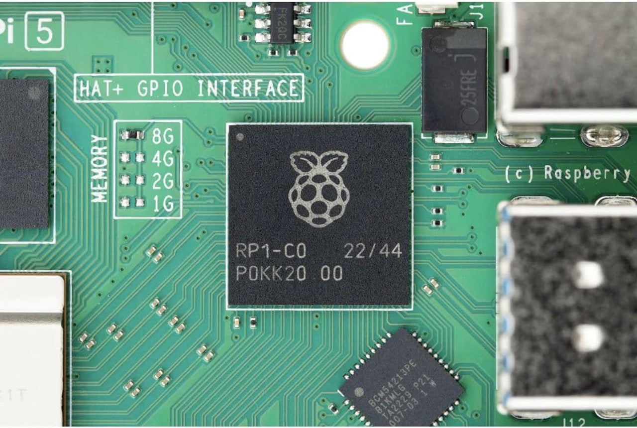 Raspberry Pi 5 8GB RAM Broadcom BCM2712 Arm Cortex-A76 2.4GHz Quad-core 64-bit Single Board Computer Raspberry Pi 5 8GB