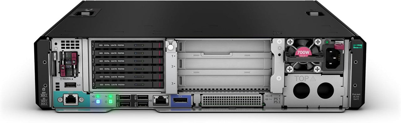 Integrated BCM5719 1GbE networking ensures reliable and stable connectivity for SMB workloads.