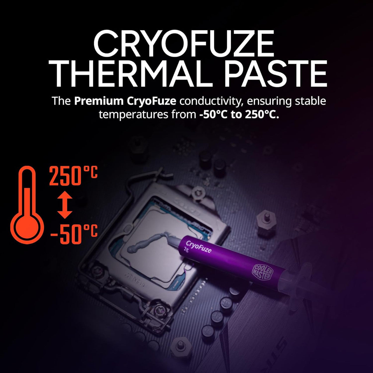 Cooler Master Hyper 212 Pro CPU Air Cooler, SickleFlow Edge 120 PWM Fan, Superconductive Composite RR-212S-25PZ-R1