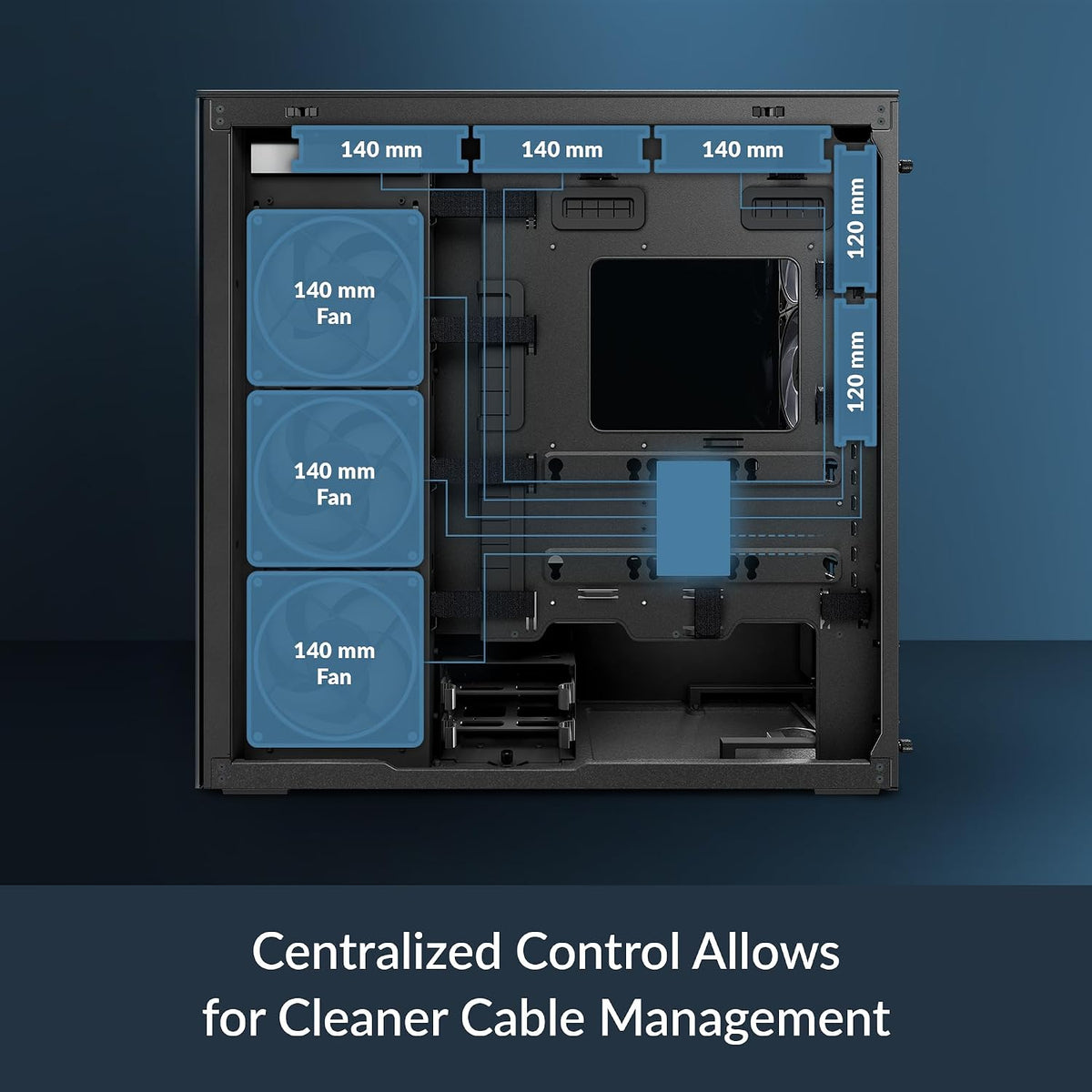 ARCTIC 10-Port Fan Controller | Individual PWM Control | Windows & Linux Support | Magnetic Mount | ACFAN00351A