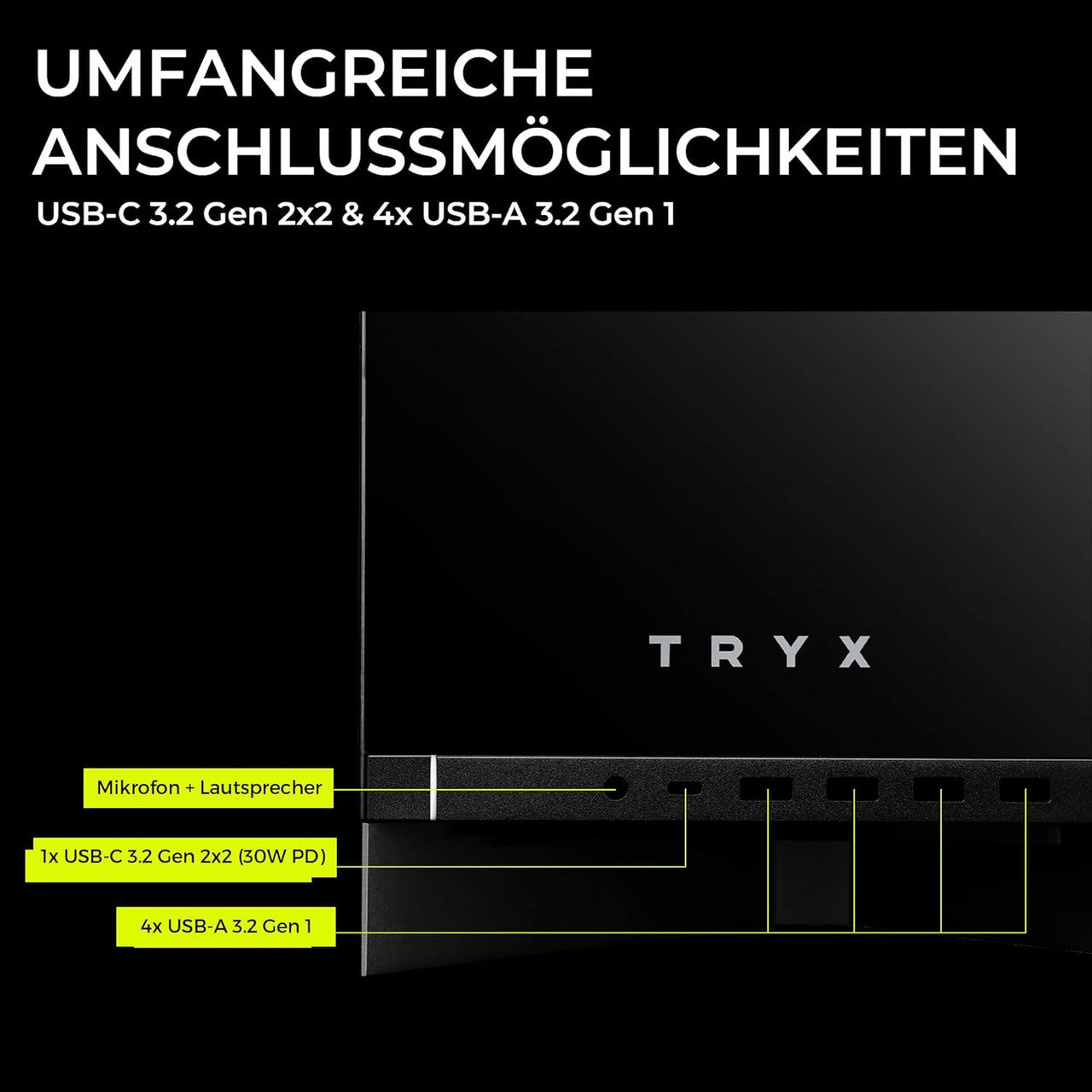 TRYX LUCA L70 Midi-Tower Tempered Glass ARGB PC case (Black) C-L700N-NN0H-G0K