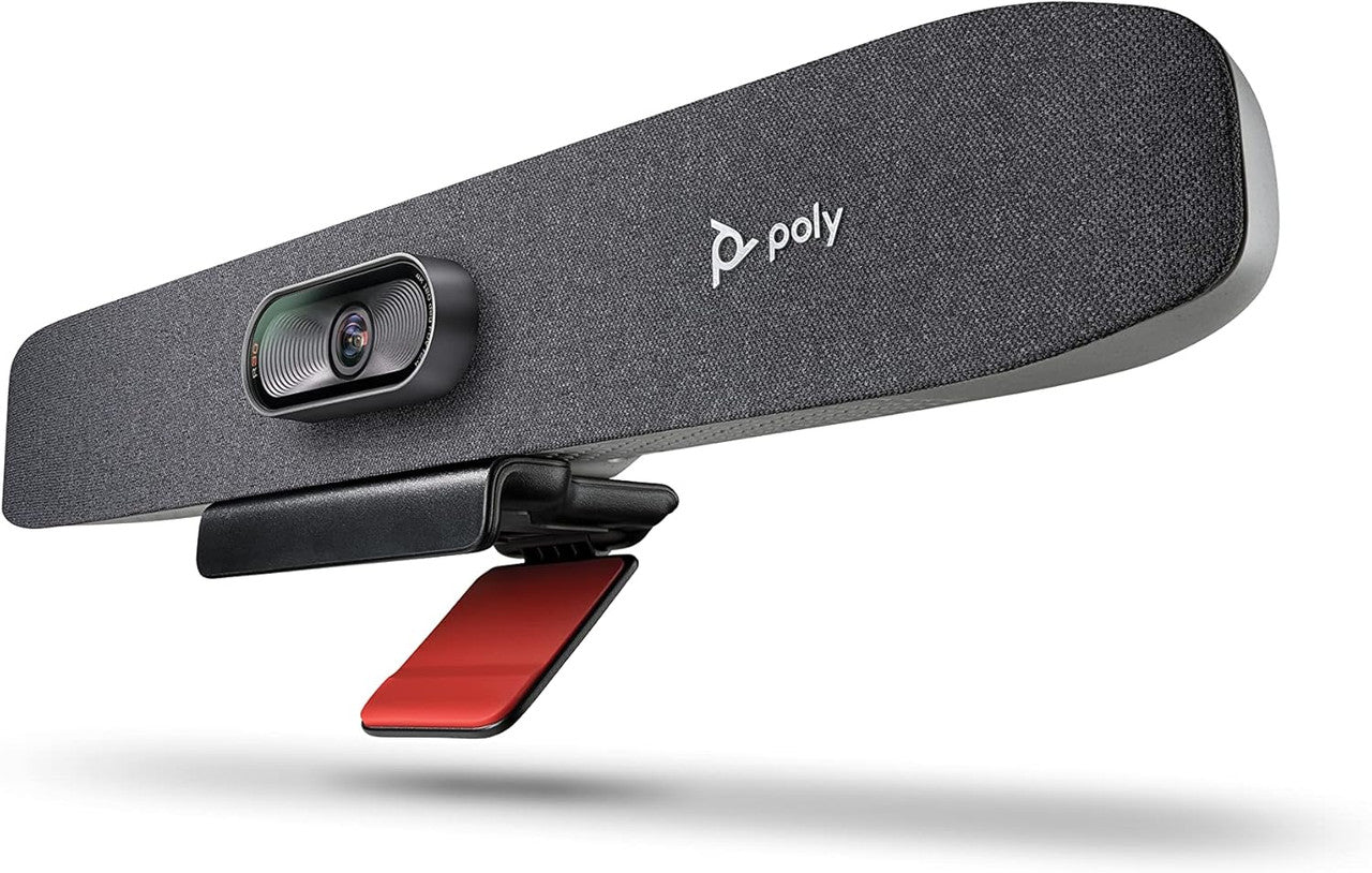 Poly Studio R30 4K Video Conference System Camera, Mic, Speaker Bar, NoiseBlockAI, Works w/ Teams & More 842D2AA#ABA