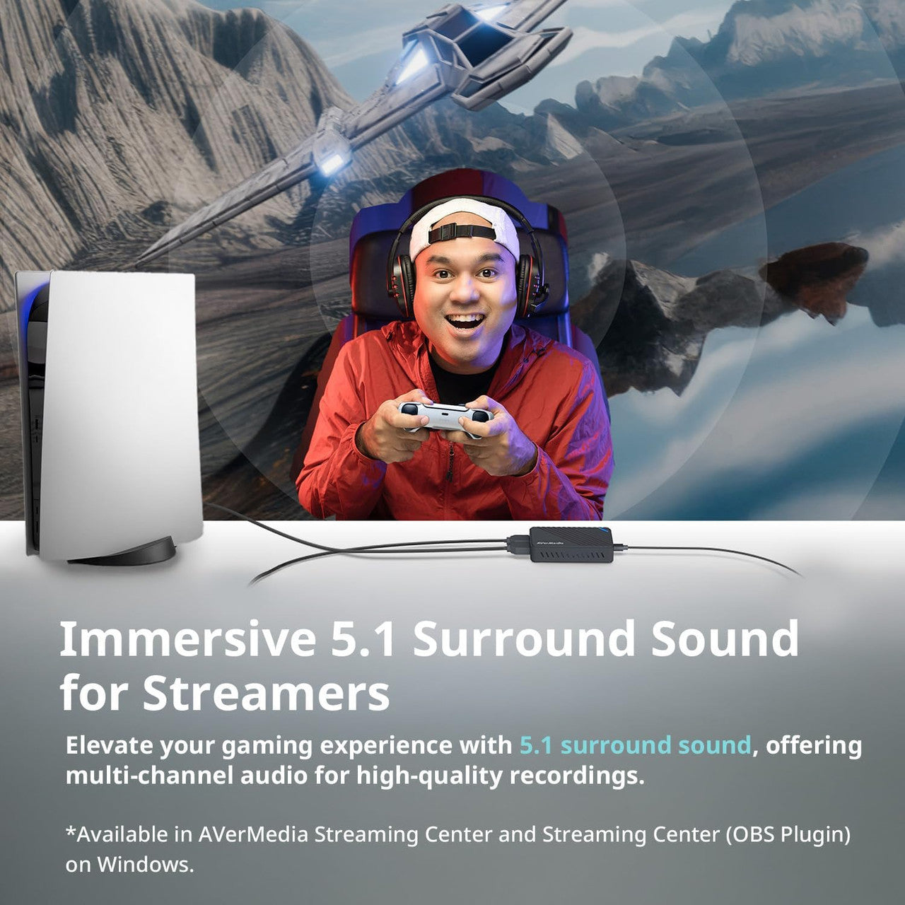 AVerMedia Live Gamer Ultra S White 4K HDMI Capture Card, USB Game Capture Card for Streaming and Recording GC553Pro