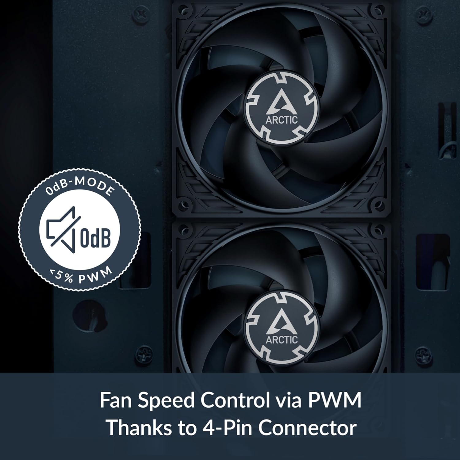 ARCTIC P9 PWM PST 92mm PC Case Fan | 200–3000 RPM PWM Control | PST Daisy-Chain Splitter | 0dB Mode | High Static Pressure | ACFAN00298A