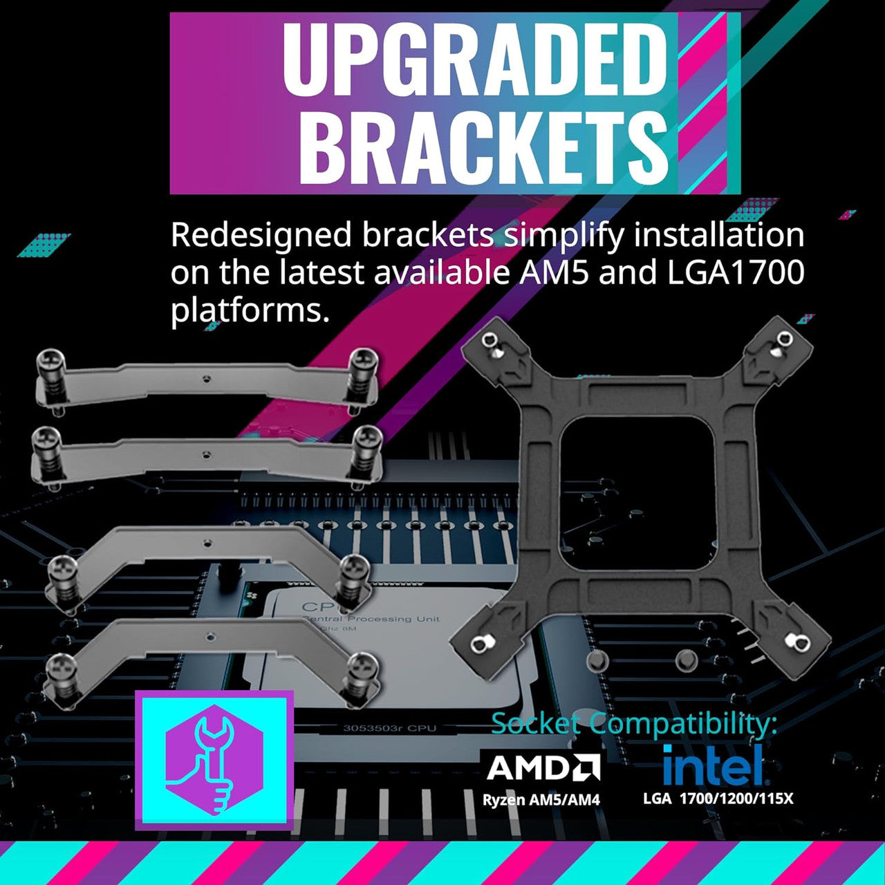 Cooler Master HYPER 212 (A CLASSIC REVITALIZED) 120mm 4-Pin PWM 2500RPM CPU Air Cooler - Black RR-S4KK-25SN-R1