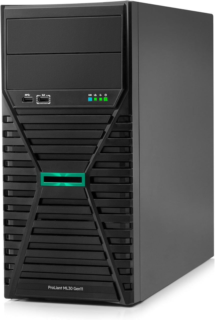 Compact tower design combined with HPE management tools offers enterprise-grade reliability and scalability.