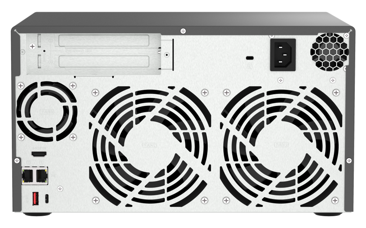 QNAP 8 Bay NAS 12th Gen Intel Core CPU, 64GB DDR4 RAM, 10GbE & 2.5 GbE Networking and PCIe Gen 4 TVS-h874X-i9-64G-US