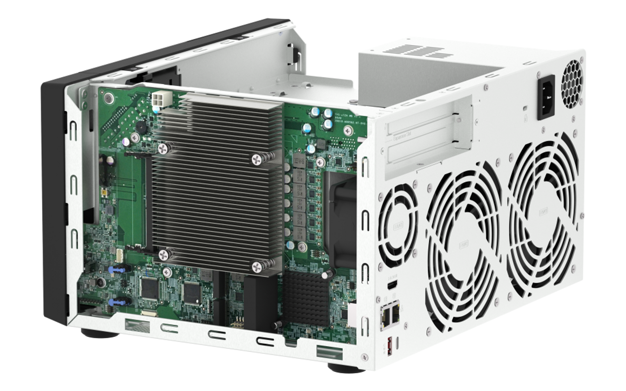 QNAP 8 Bay NAS 12th Gen Intel Core CPU, 64GB DDR4 RAM, 10GbE & 2.5 GbE Networking and PCIe Gen 4 TVS-h874X-i9-64G-US