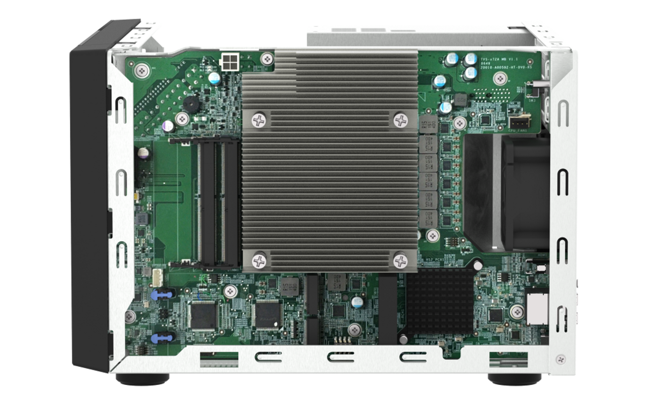 QNAP 8 Bay NAS 12th Gen Intel Core CPU, 64GB DDR4 RAM, 10GbE & 2.5 GbE Networking and PCIe Gen 4 TVS-h874X-i9-64G-US