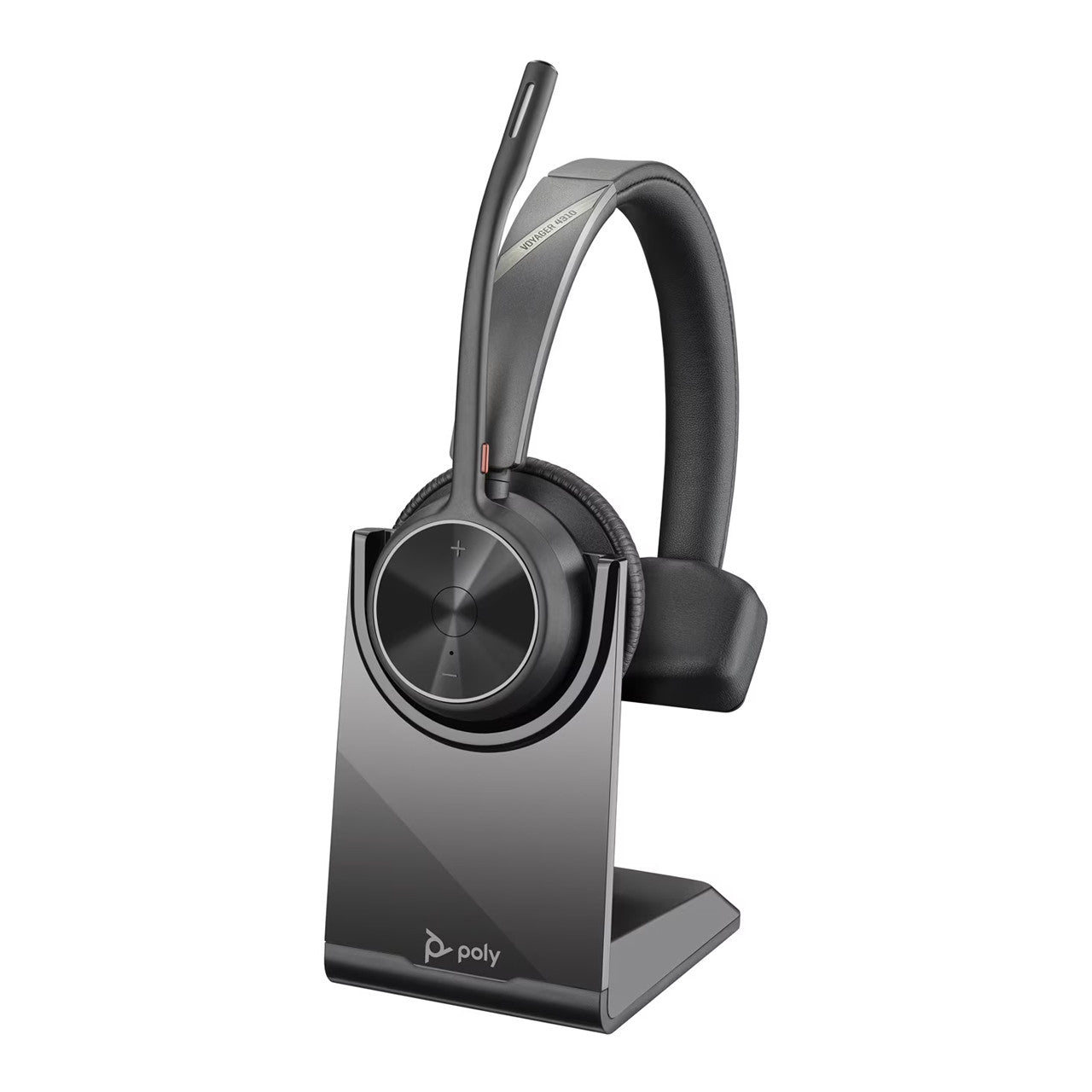 Poly Voyager 4310 UC Wireless Headset & Charge Stand - Single-Ear Bluetooth Headset via USB-A Bluetooth Adapter 77Y92AA
