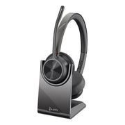 Poly Voyager 4320 Microsoft Teams Certified Headset + BT700 Dongle + Charging Stand + Noise Canceling USB-A 77Z00AA