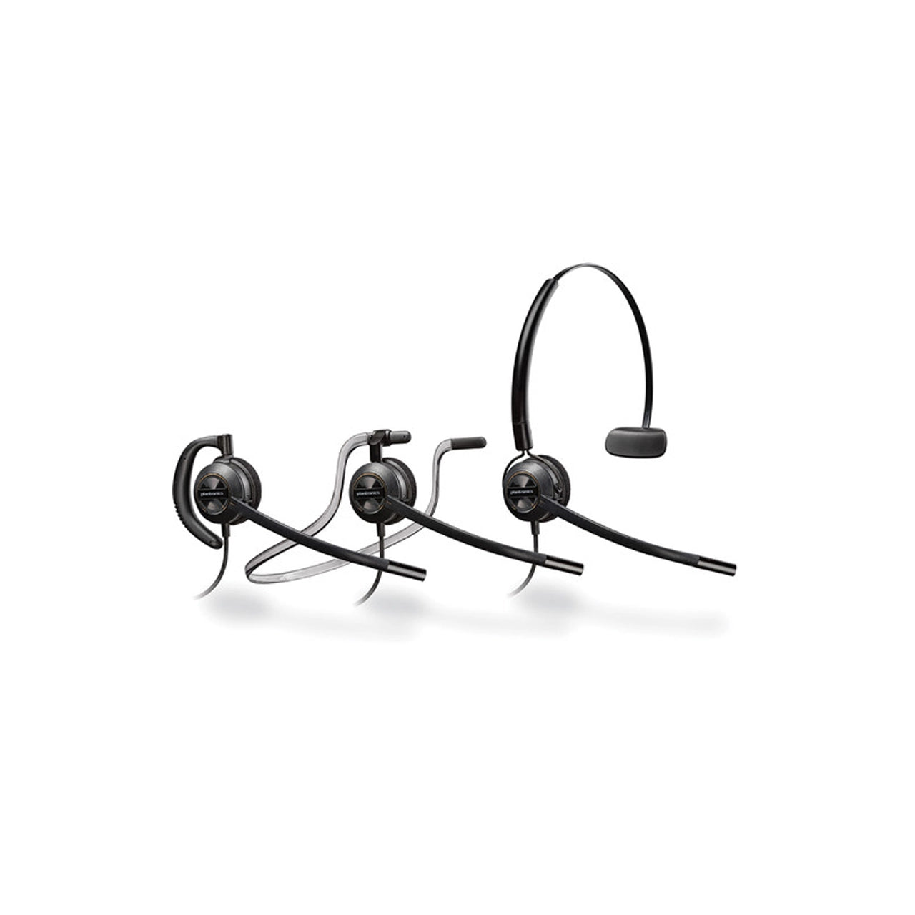 Poly EncorePro HW540 with Quick Disconnect Convertible Headset - 783P0AA#ABA