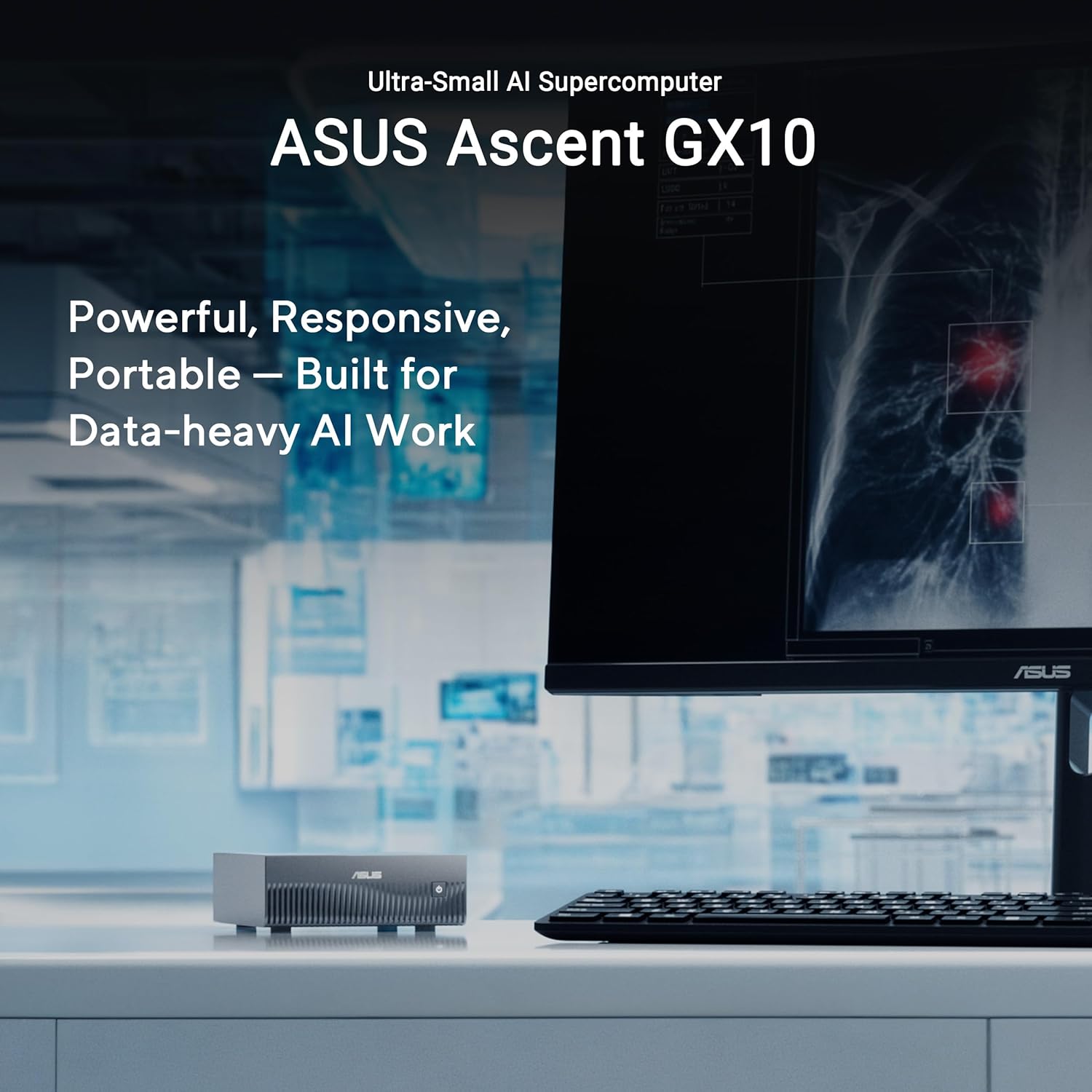 ASUS Ascent GX10 AI Computer | NVIDIA GB10 Blackwell | 128GB | 1TB