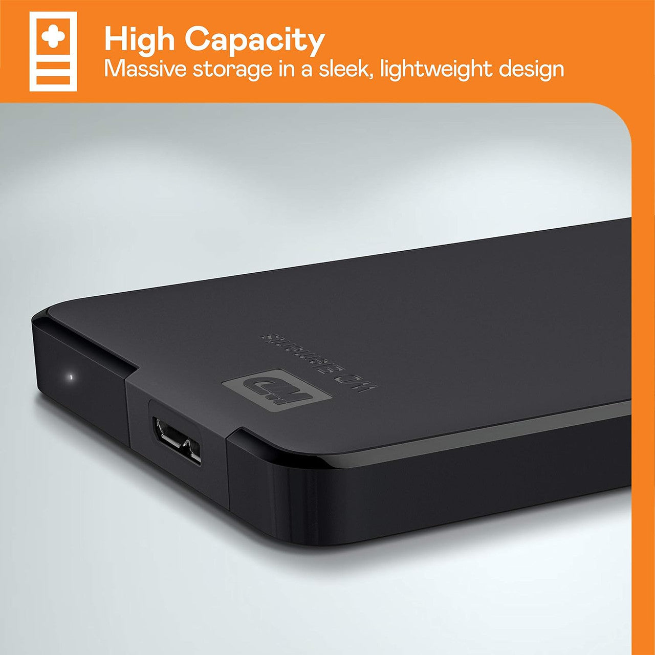 WD 2TB Elements Portable External Hard Drive HDD, USB 3.0, Compatible with PC, Mac, PS4 & Xbox - Black WDBU6Y0020BBK-WESN
