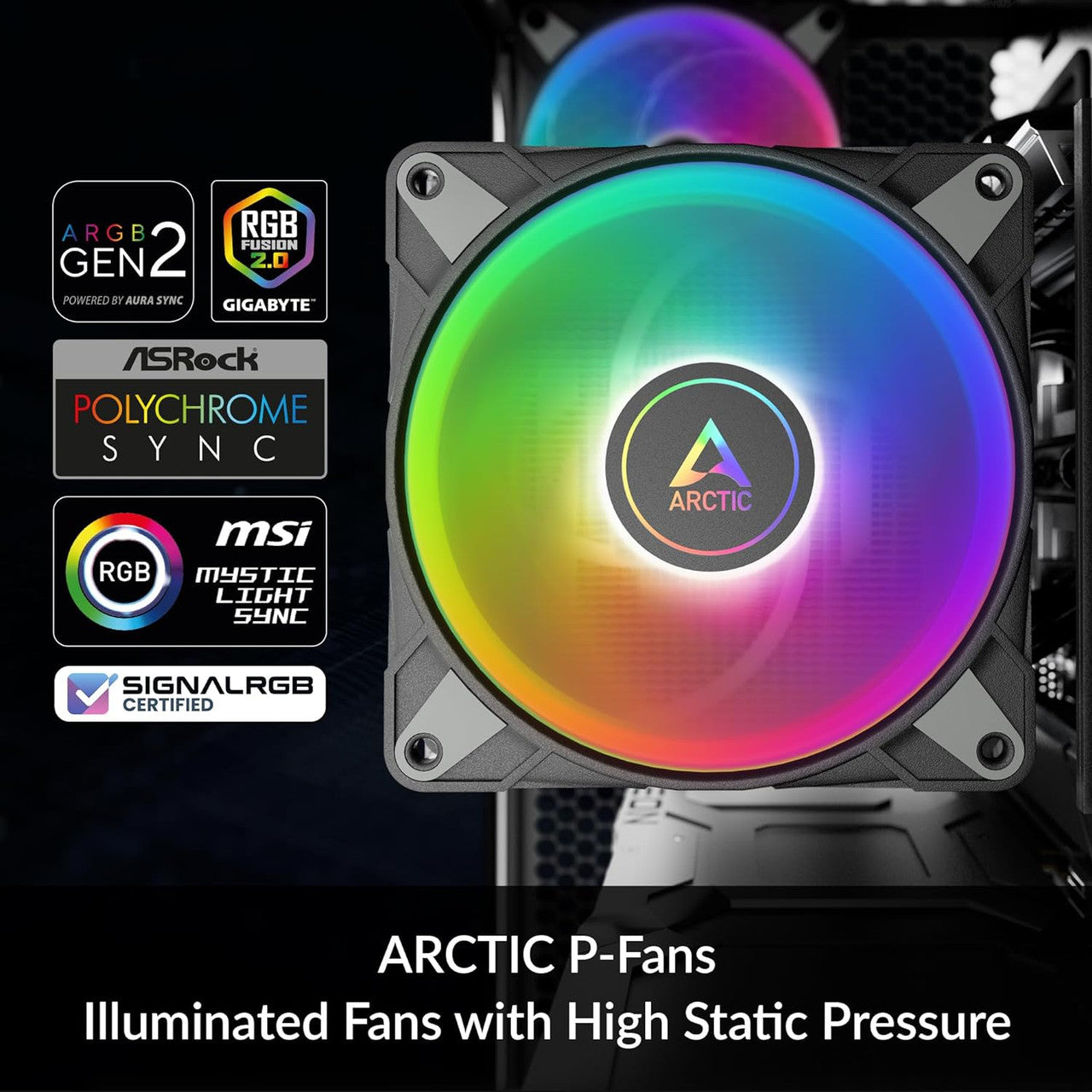 Arctic Freezer 36 A-RGB CPU Cooler Intel Socket LGA1700,AMD Socket AM4-5 Pressure Optimized Fan - Black ACFRE00124A