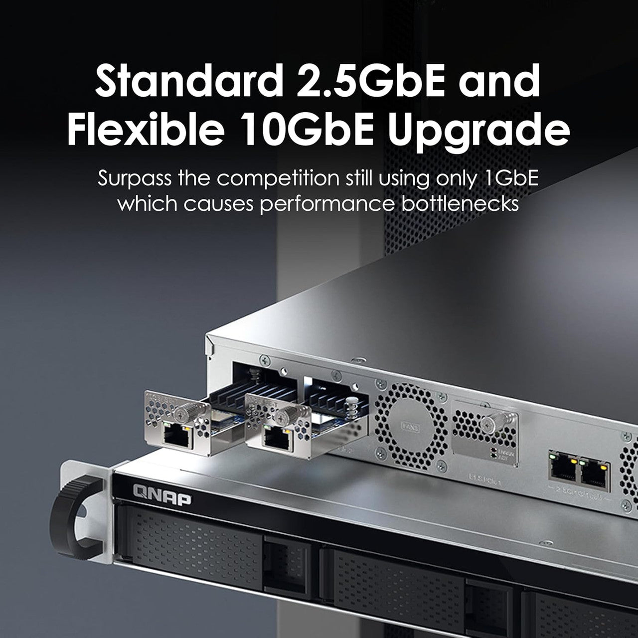 With dual 2.5GbE ports, PCIe expandability, and redundant power supplies, it offers excellent connectivity and system reliability.