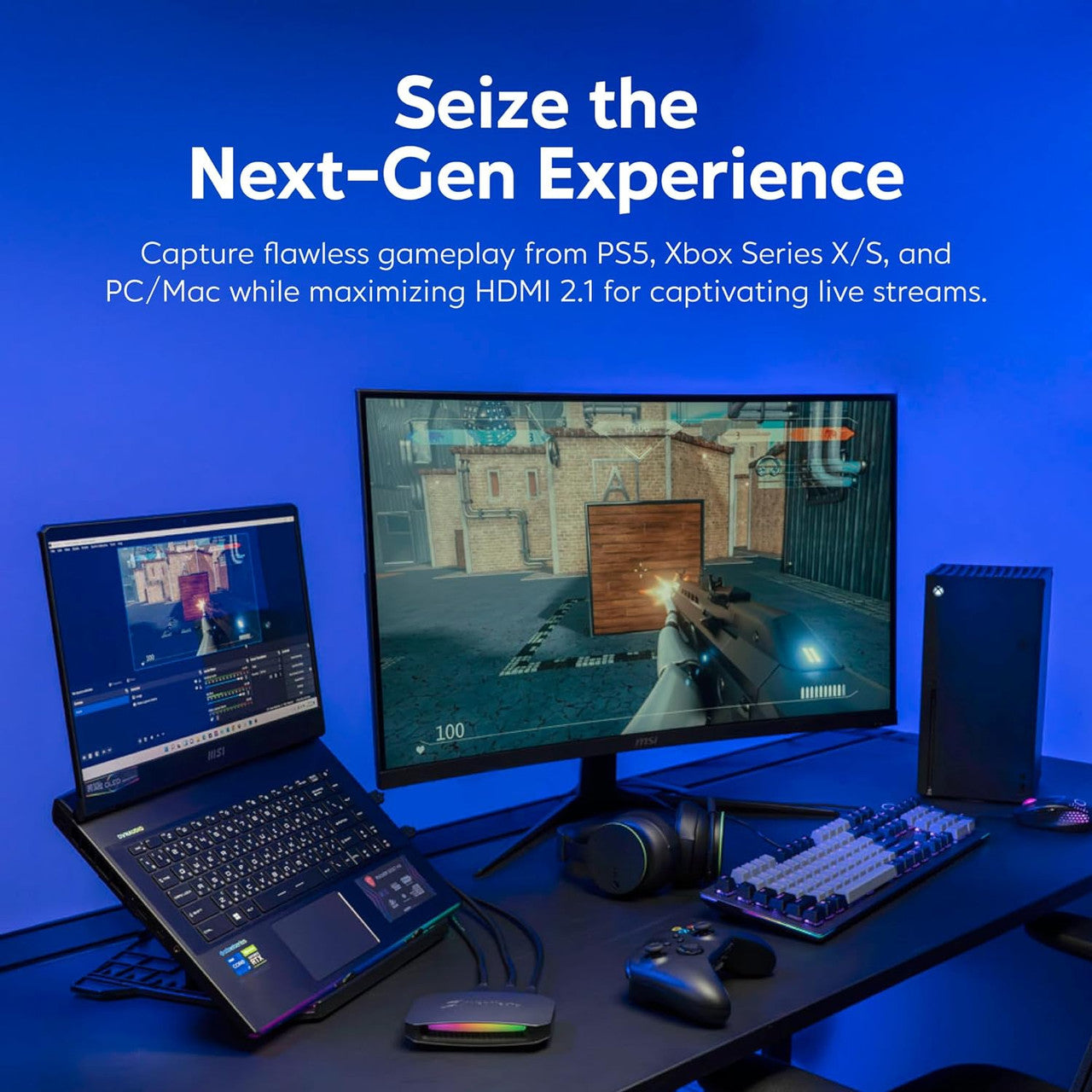 AVerMedia Live Gamer Ultra 2.1-4K Plug & Play Capture Card with VRR and HDR Support for Gaming and Streaming GC553G2