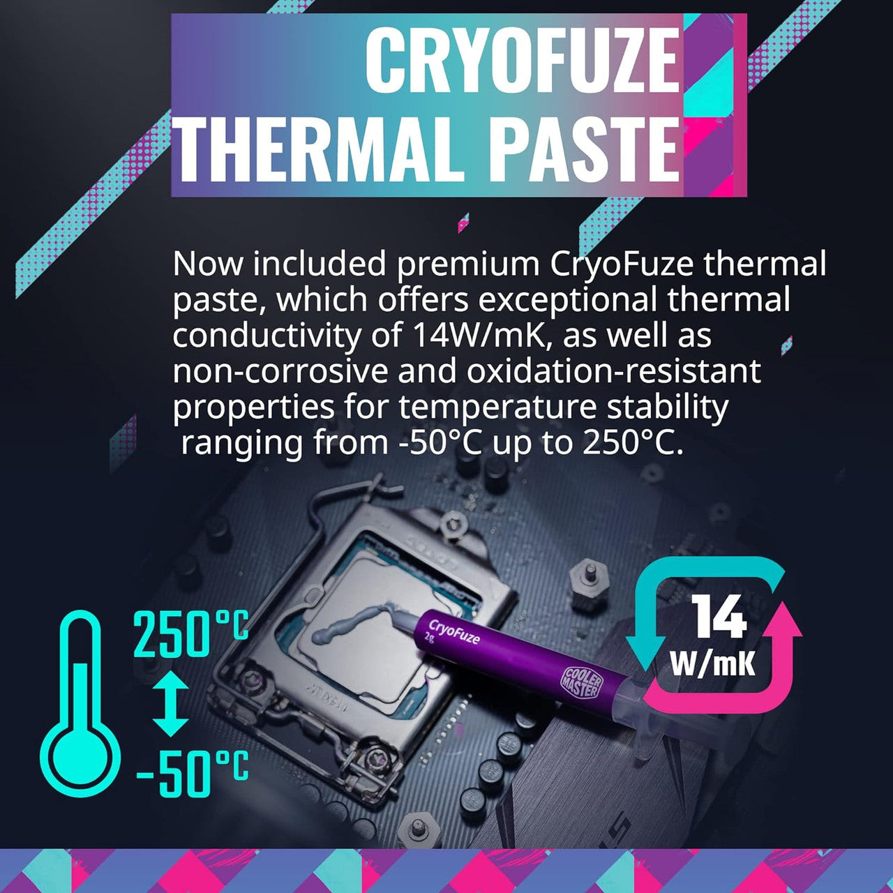 Cooler Master MasterLiquid 240L Core 240mm AIO Liquid Cooler ARGB Sync Gen S Coldplate Pump 120mm PWM MLW-D24M-A18PZ-R1