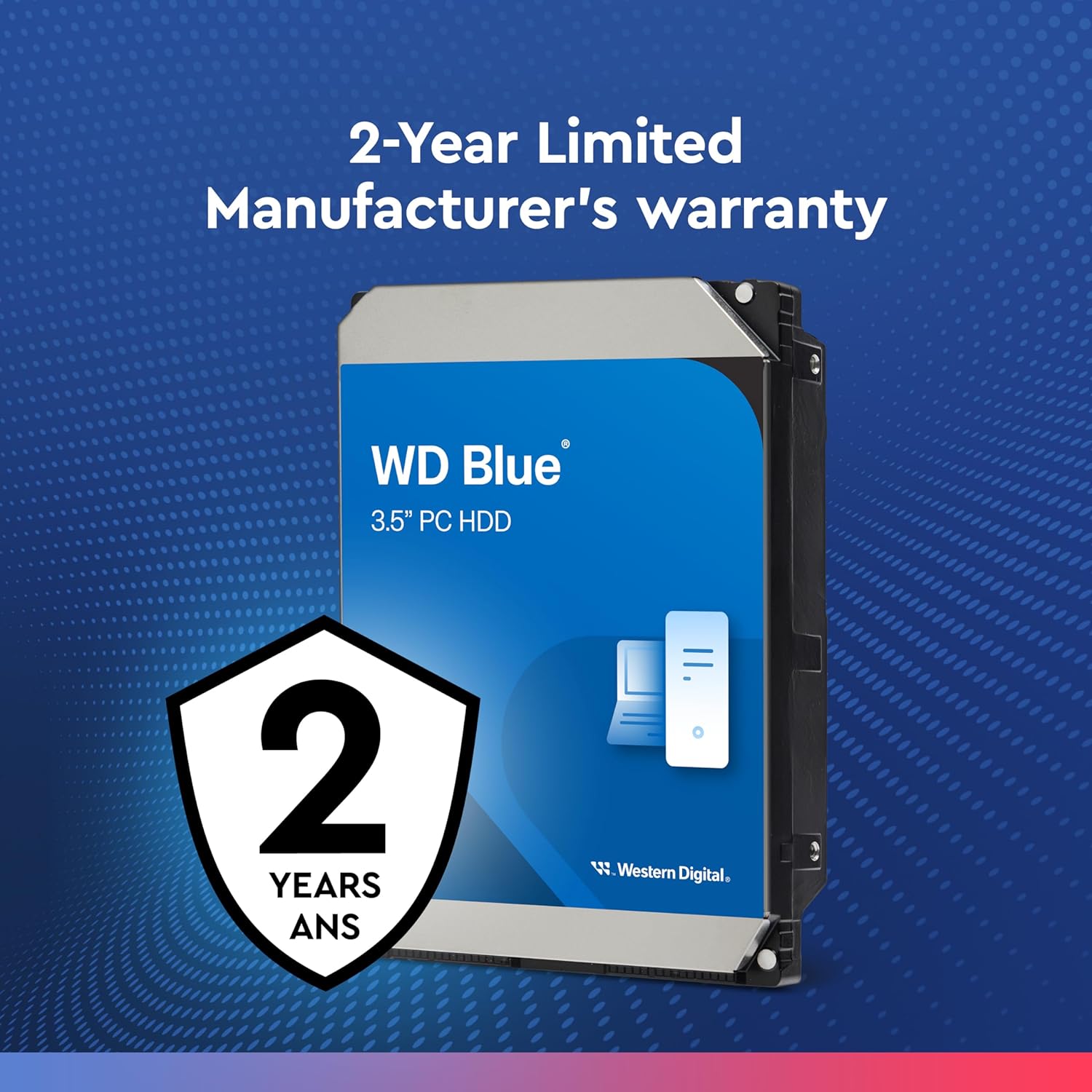 WD Blue 8TB PC Internal Hard Drive | 5640 RPM | SATA 6Gb/s | 256MB Cache | 3.5-Inch | WD80EAAZ