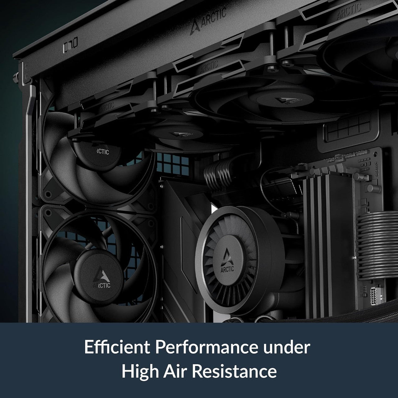 Arctic P12 Pro PWM | 120 mm | 3000 rpm | 4-Pin Case Fan (Black) ACFAN00305A