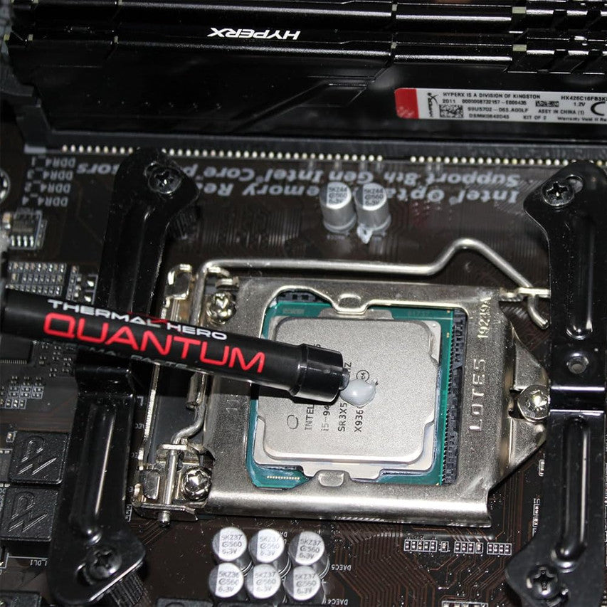 Thermal Hero QUANTUM (1g) Thermal Paste HIGH-PERFORMANCE CPU GPU cleaning cloth & spatula TH-501701