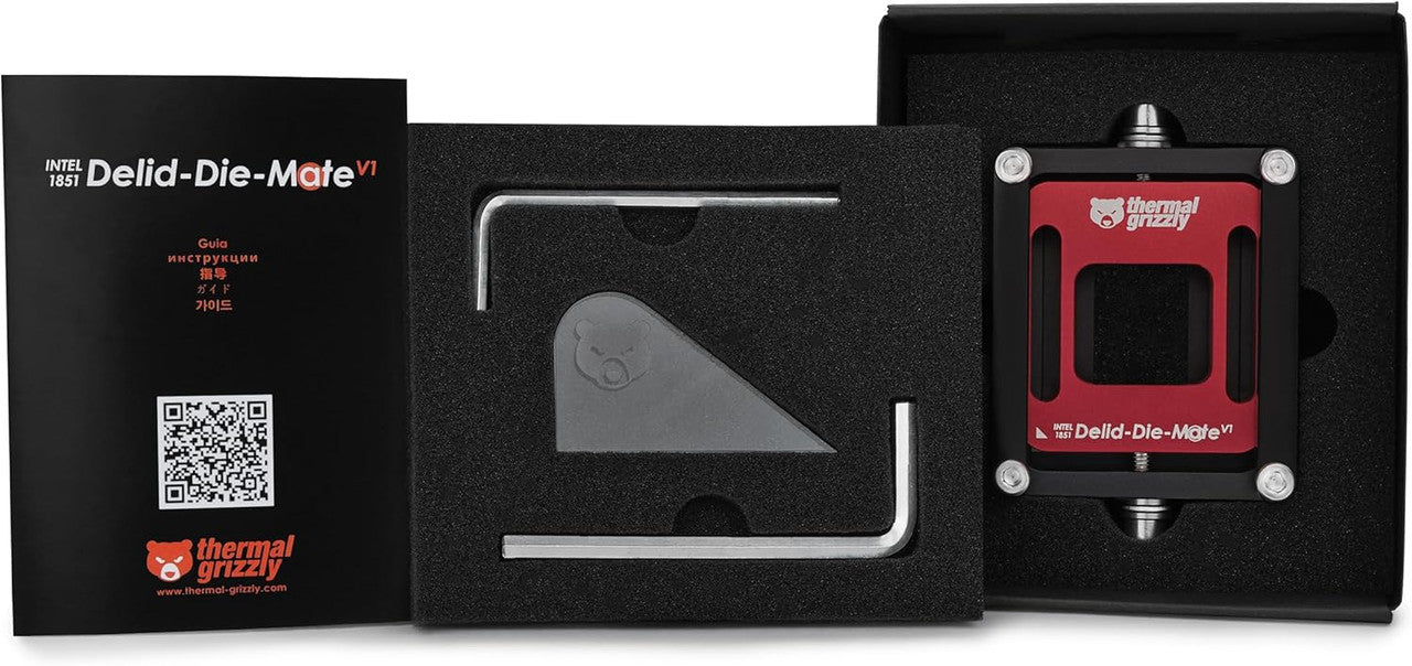 Thermal Grizzly Intel 1851 Delid Die-Mate V1-Efftective Heat Spreader removal on the Intel LGA 1851 plus TG-DDM-i1851-V1