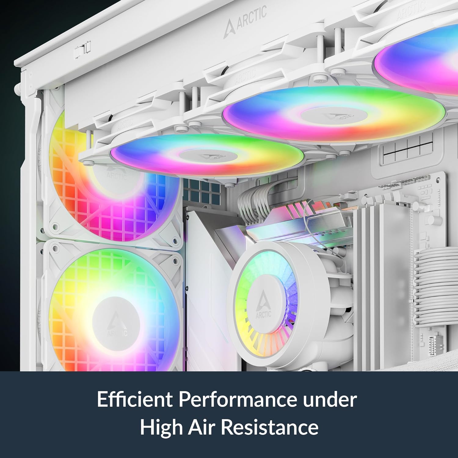 ARCTIC P14 Pro A-RGB PWM | 140mm Case Fan | 2500 RPM | Splitter