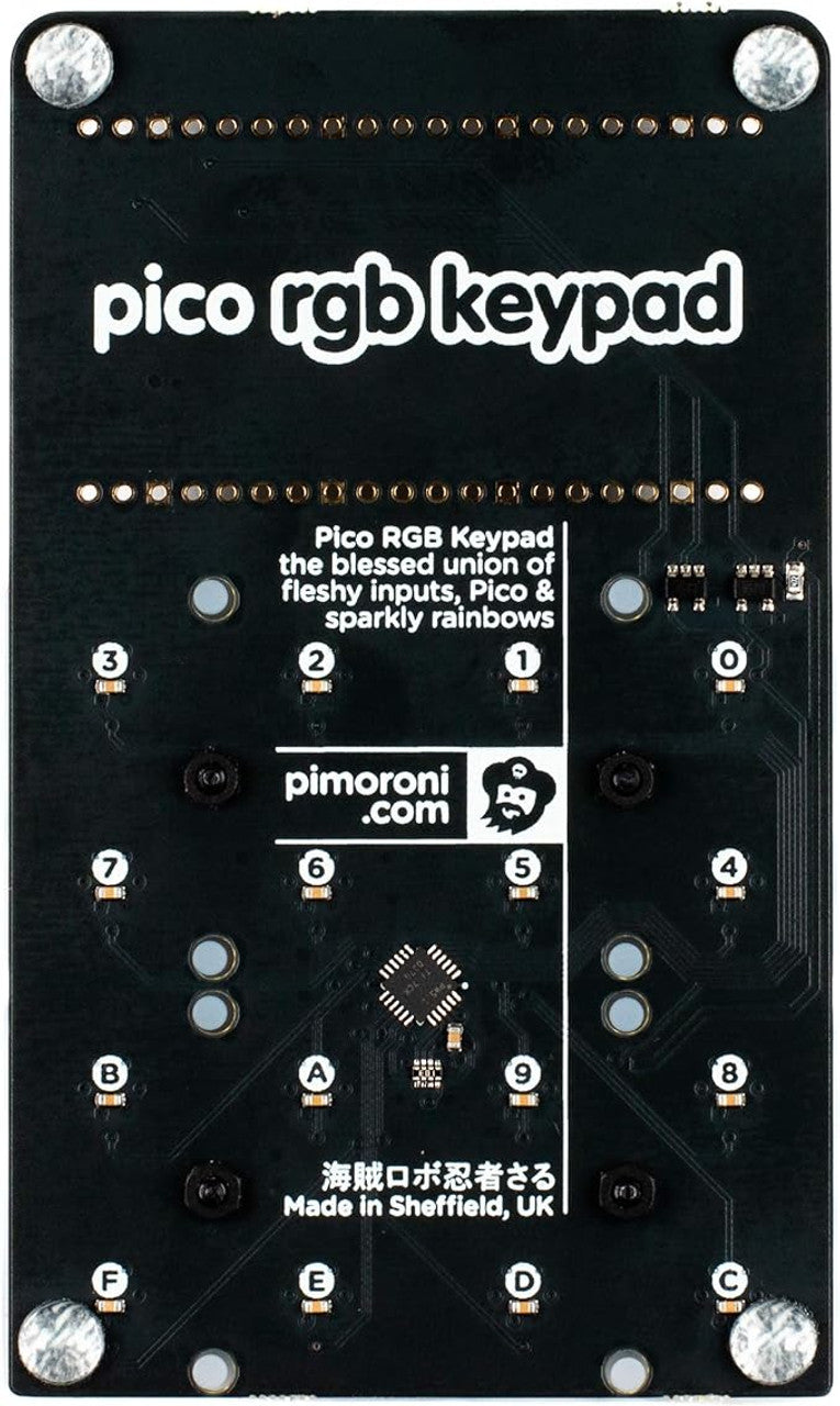 Pimoroni Pico RGB Keypad Base compatible with Raspberry Pi Pico PIM551