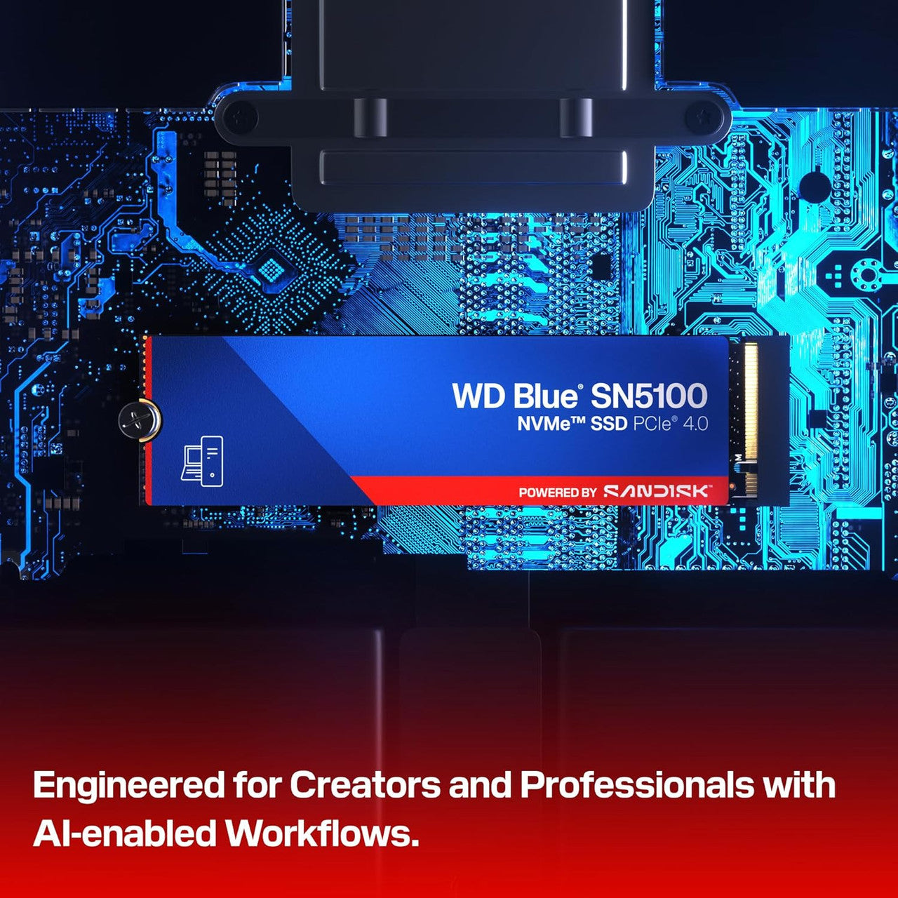 Ideal for upgrades or new builds, the WD Blue SN5100 2TB SSD delivers powerful speed, stability, and outstanding value.