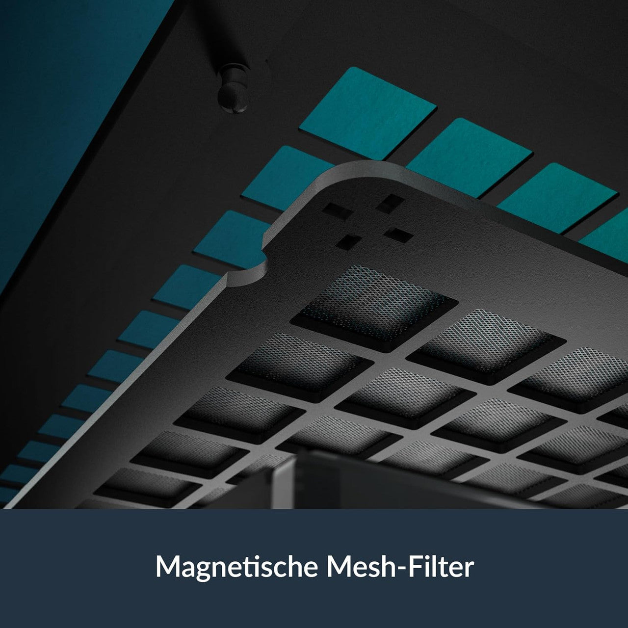 Arctic Xtender PC Case-Mid Tower-Tempered Glass Panel-Included A-RGB Fans (Mirror Black) ACPCC00018A