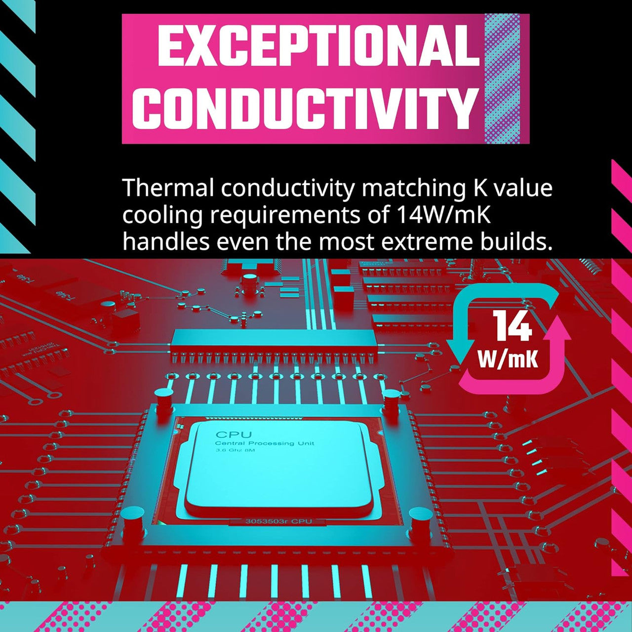 Cooler Master CryoFuze Ultra-High Performance Thermal Paste,Temp -50C up to 250C for CPU, GPU Coolers MGZ-NDSG-N07M-R2