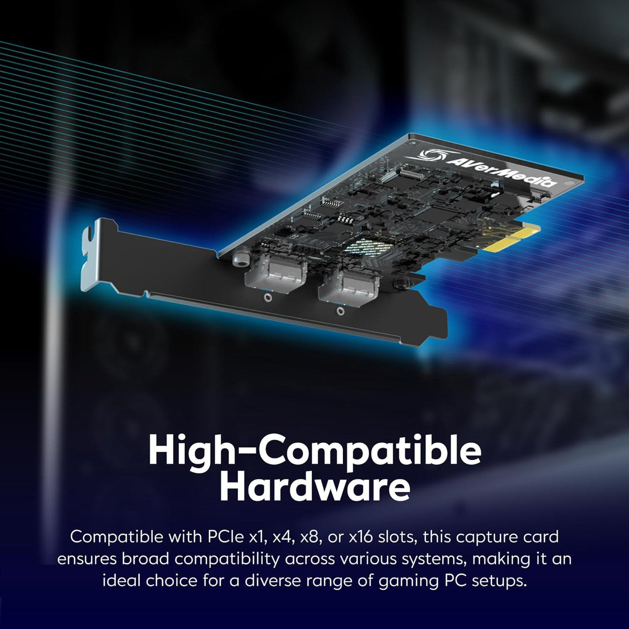 AVerMedia HDMI Capture Card, Live Streamer Ultra HD 4K60 Pass-Through on PS5, PS4 Pro, Xbox, Switch Games GC571