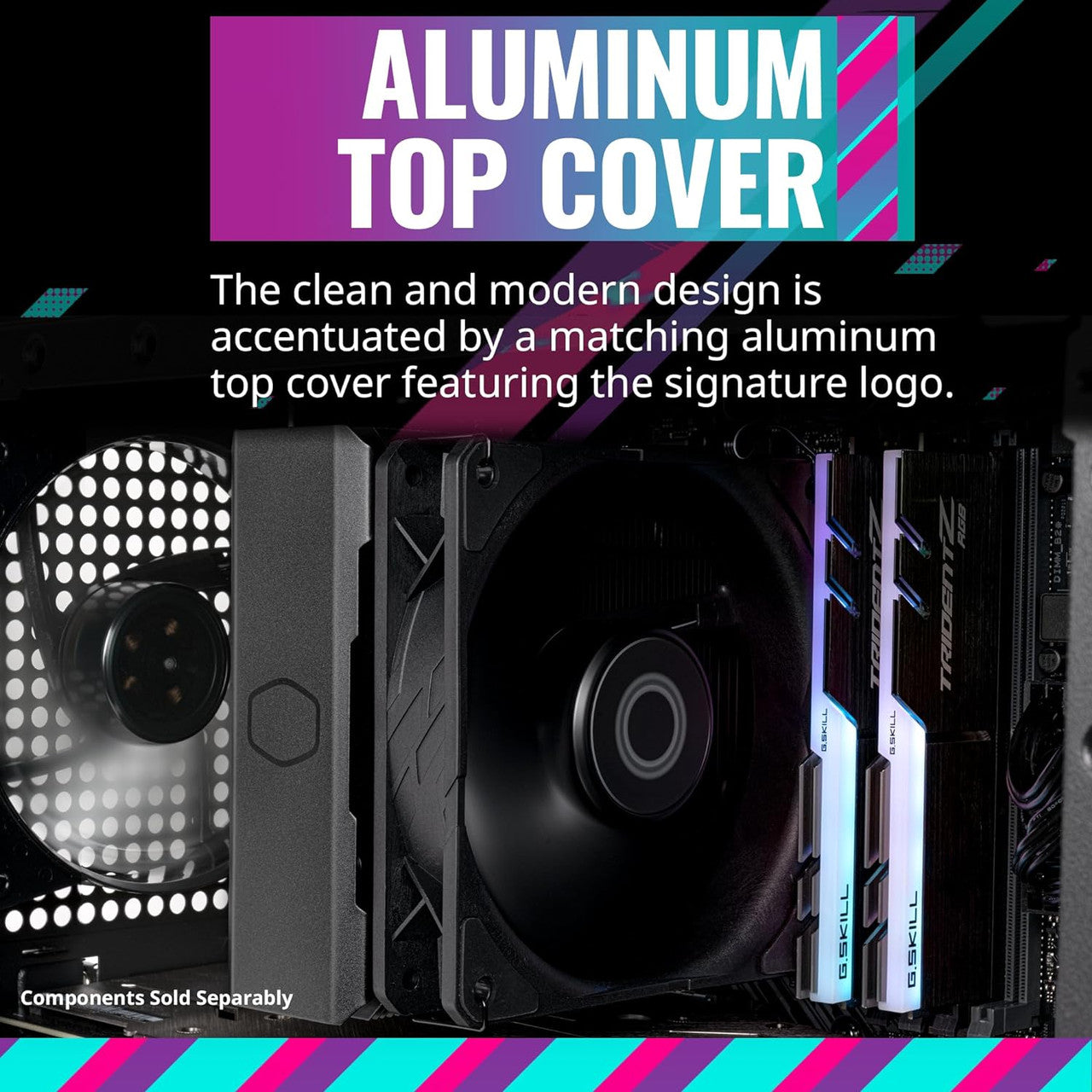 Cooler Master HYPER 212 (A CLASSIC REVITALIZED) 120mm 4-Pin PWM 2500RPM CPU Air Cooler - Black RR-S4KK-25SN-R1