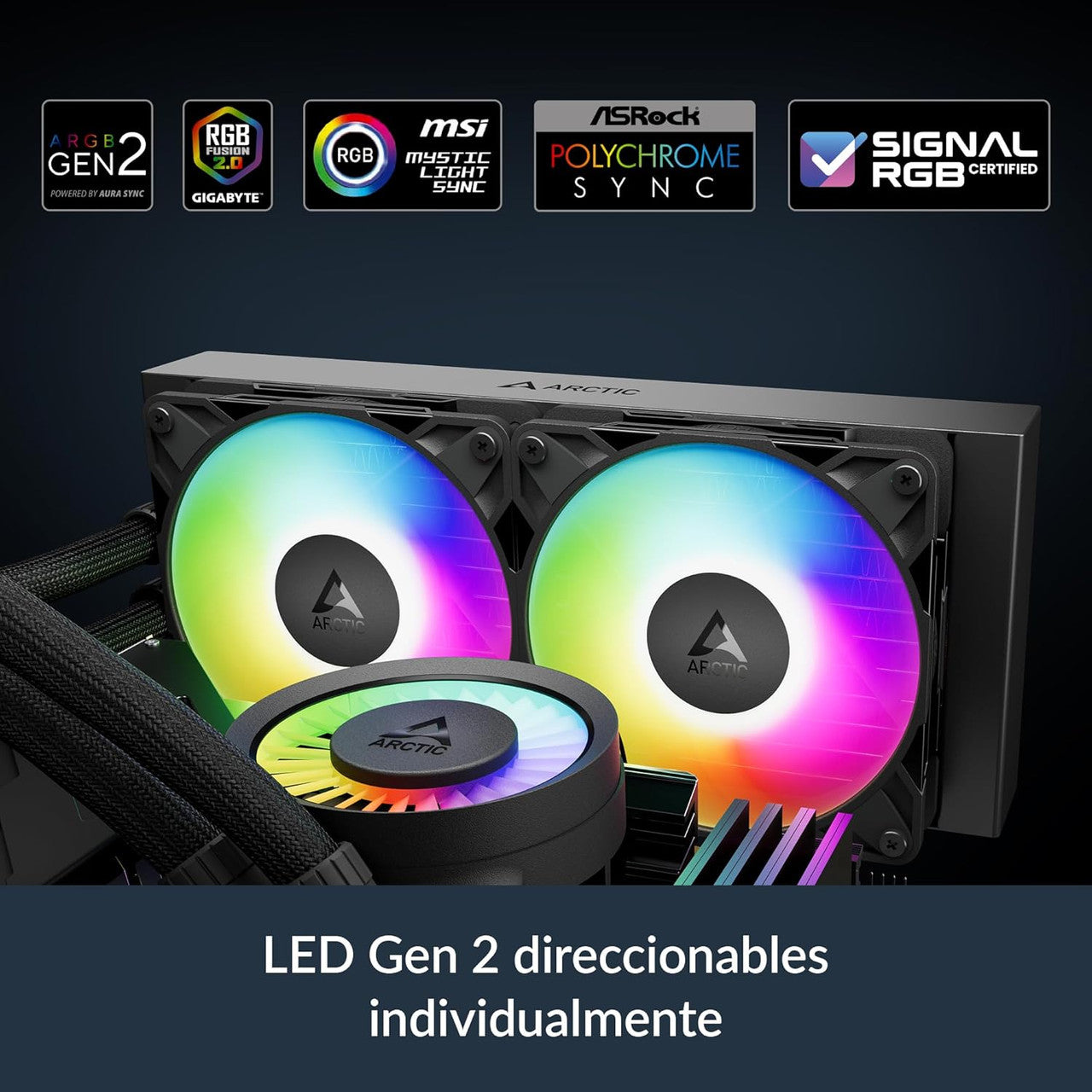 Arctic Liquid Freezer III Pro 240 A-RGB AIO CPU Cooler, Water Cooling, AMD AM5/AM4, Intel LGA1851/1700 (Black) ACFRE00182A