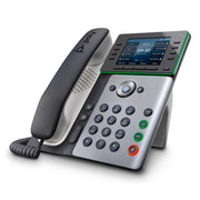 Poly Edge E350 IP Desk Phones (Plantronics+Polycom) Easy to Install, Included WiFi- line Supporting up to 32 Lines 82M89AA