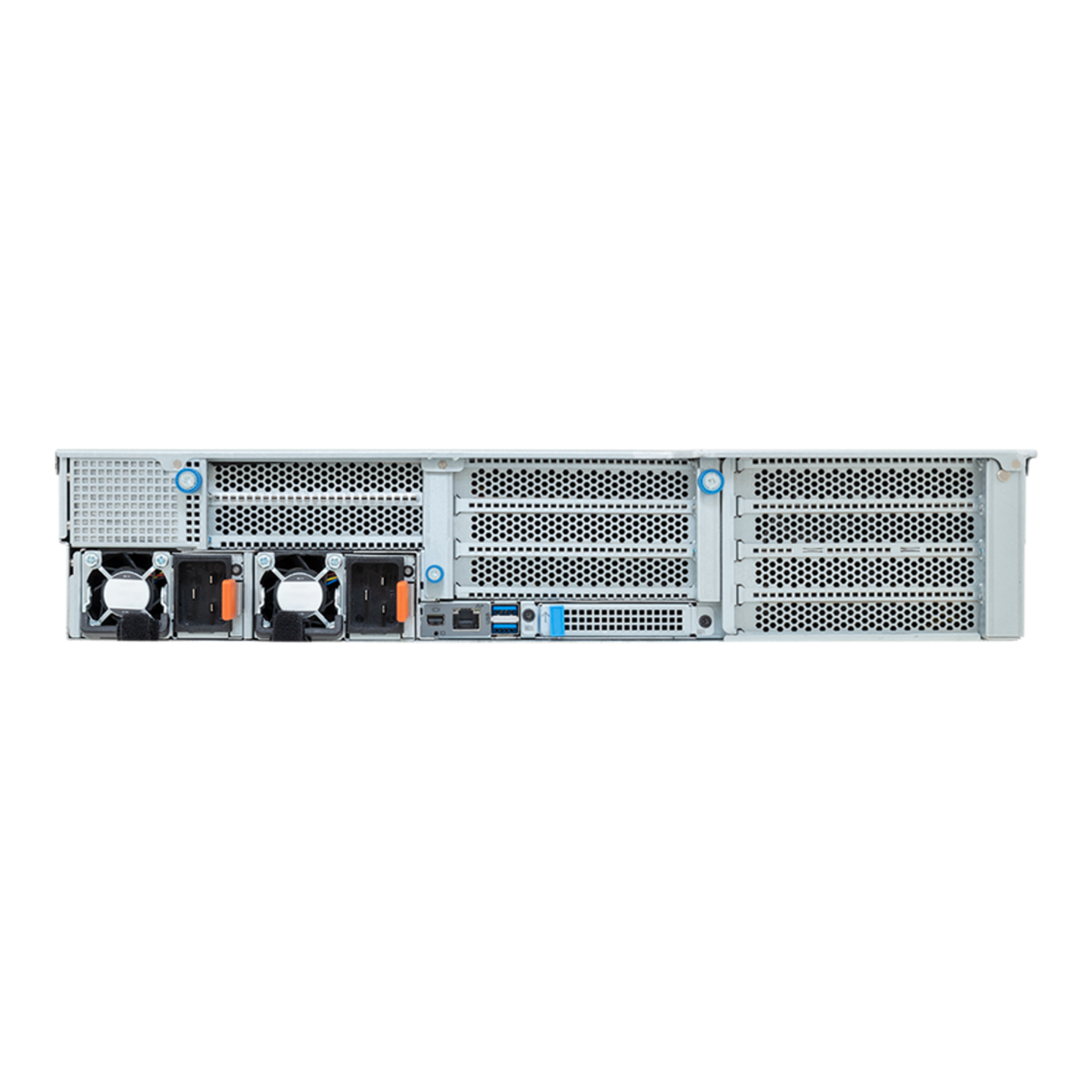 Gigabyte 2U Rack Server - AMD EPYC 8004, 4x PCIe Gen5 GPUs, 1xM.2 Gen3, 12 DIMM Slots, 12x 3.5/2.5 SATA/SAS Bays R243-EG0 Rev. AAL1