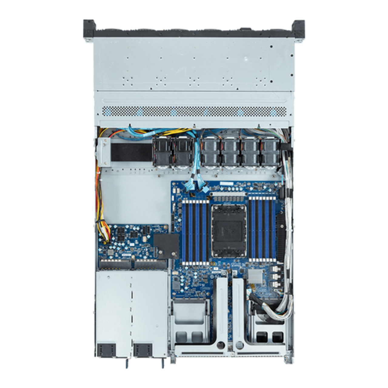 Gigabyte 1U Rack Server Barebone - 4th/5th Gen Intel Xeon Scalable, 16x DIMMs, 1x Gen3 M.2, 12x Gen4 NVMe/SATA/SAS Bays R163-S32-AAC1