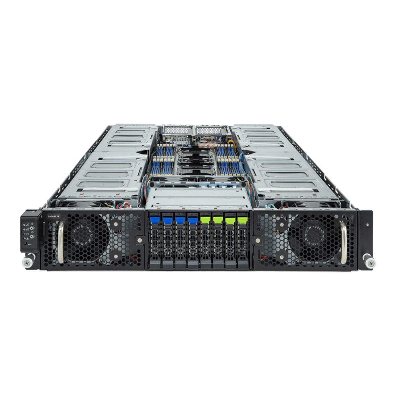 Gigabyte 2U HPC/AI Server - 5th/4th Gen Intel Xeon Scalable, Dual CPU, 4x PCIe Gen5 GPUs G293-S41 Rev. AAP1