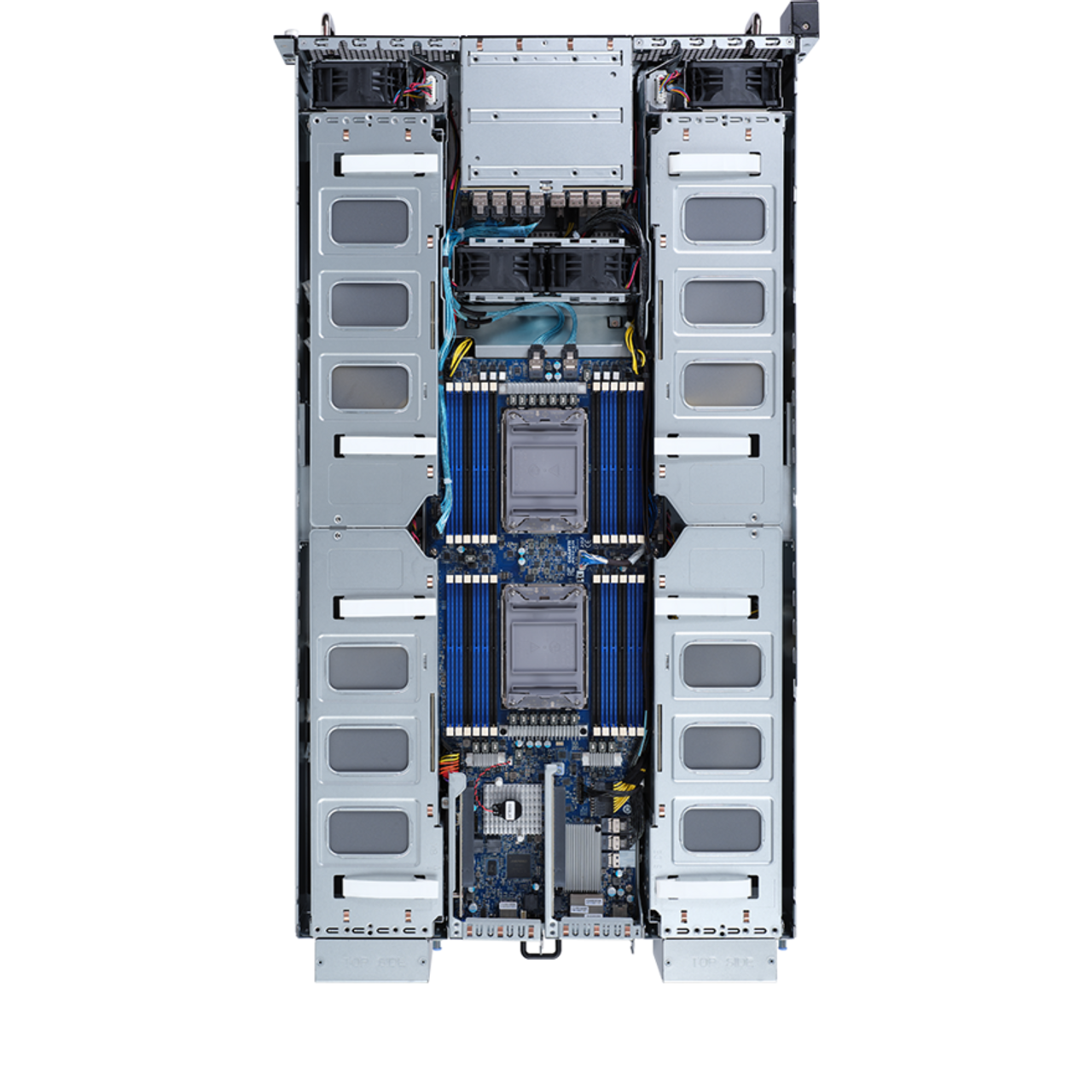 Gigabyte NVIDIA-Certified 2U HPC/AI Server - 3rd Gen Intel Xeon Scalable, Dual CPU, 8x PCIe Gen4 GPUs G292-280 Rev. 100