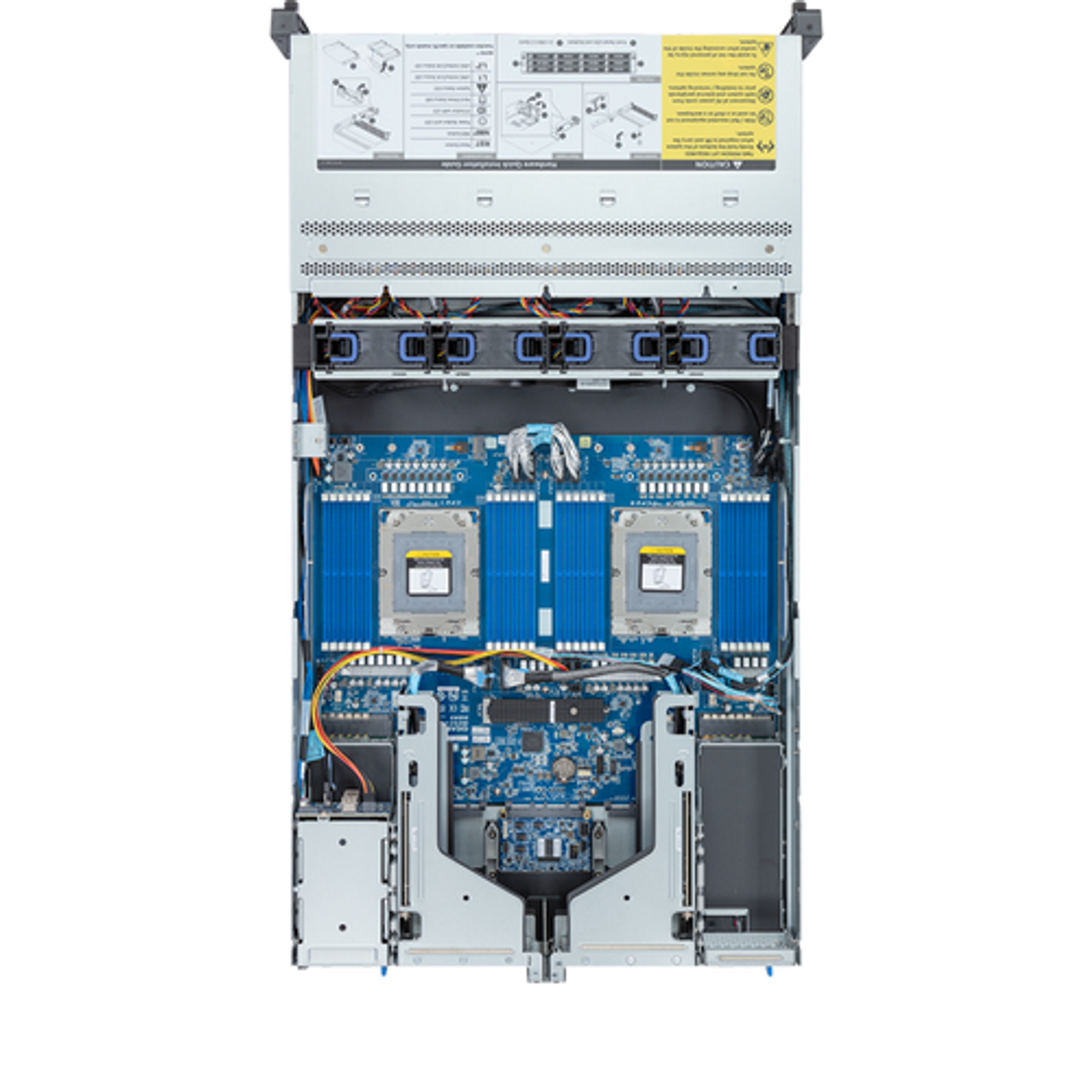 Gigabyte 2U Rack Server Barebone - AMD EPYC 9004, Dual CPU, 3x M.2, 24x DIMM Slots, 12+2 SATA/SAS Bays R283-Z90-AAD3