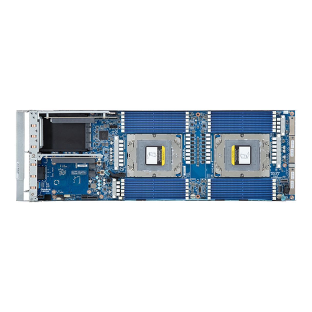 Gigabyte 2U High Density Server Barebone - AMD EPYC 9004, 4-Node Dual CPU, 24x Gen4 NVMe/SATA/SAS Bays H273-Z80-AAN1