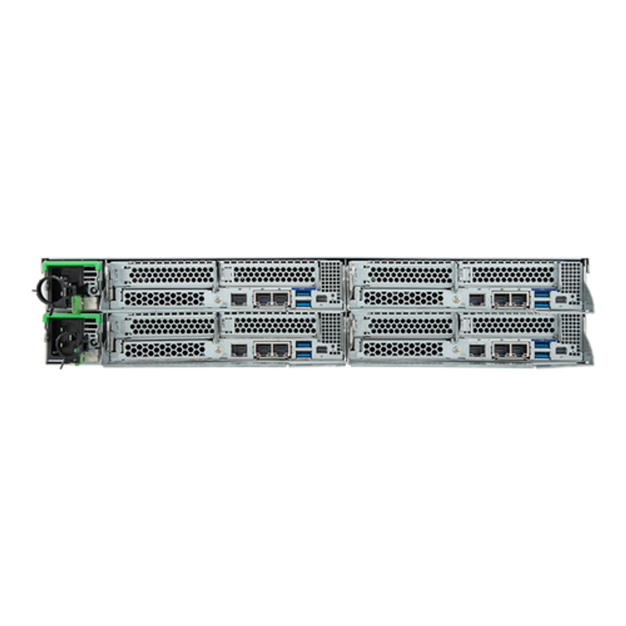 Gigabyte 2U High Density Server Barebone - AMD EPYC 9004, 4-Node Dual CPU, 24x Gen4 NVMe/SATA/SAS Bays H273-Z80-AAN1