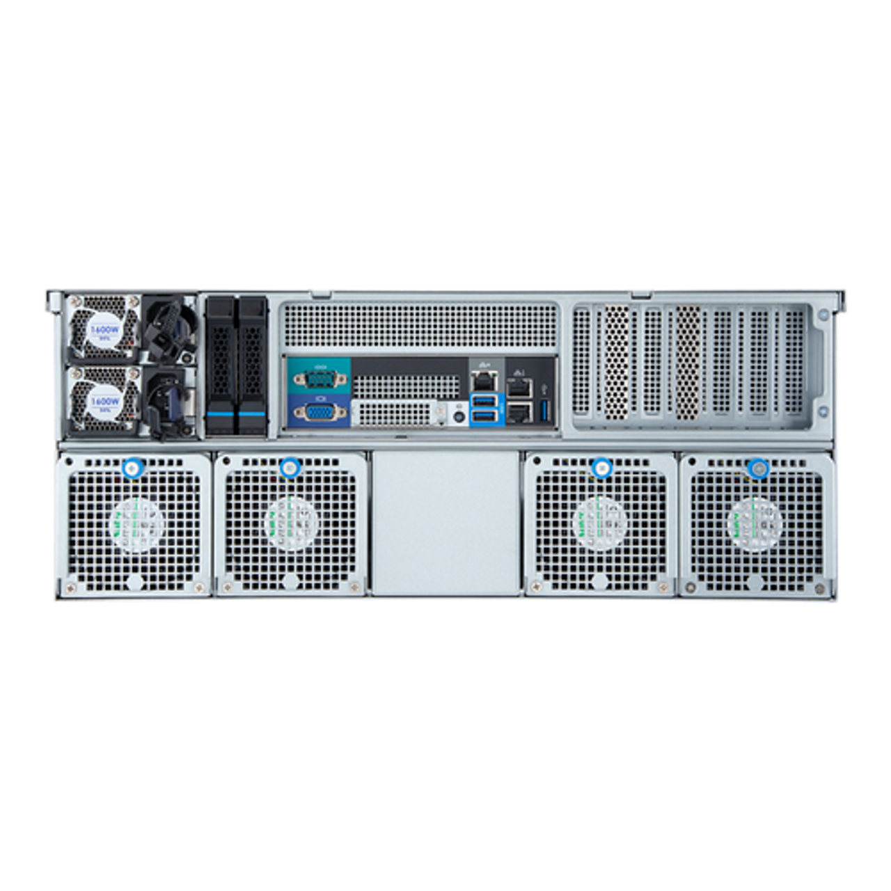 Gigabyte 4U Sorage Server Barebone - AMD Epyc 7003, 2x M.2 Gen4 x4 slots, 50x NVMe-SATA-SAS Bay S472-Z30
