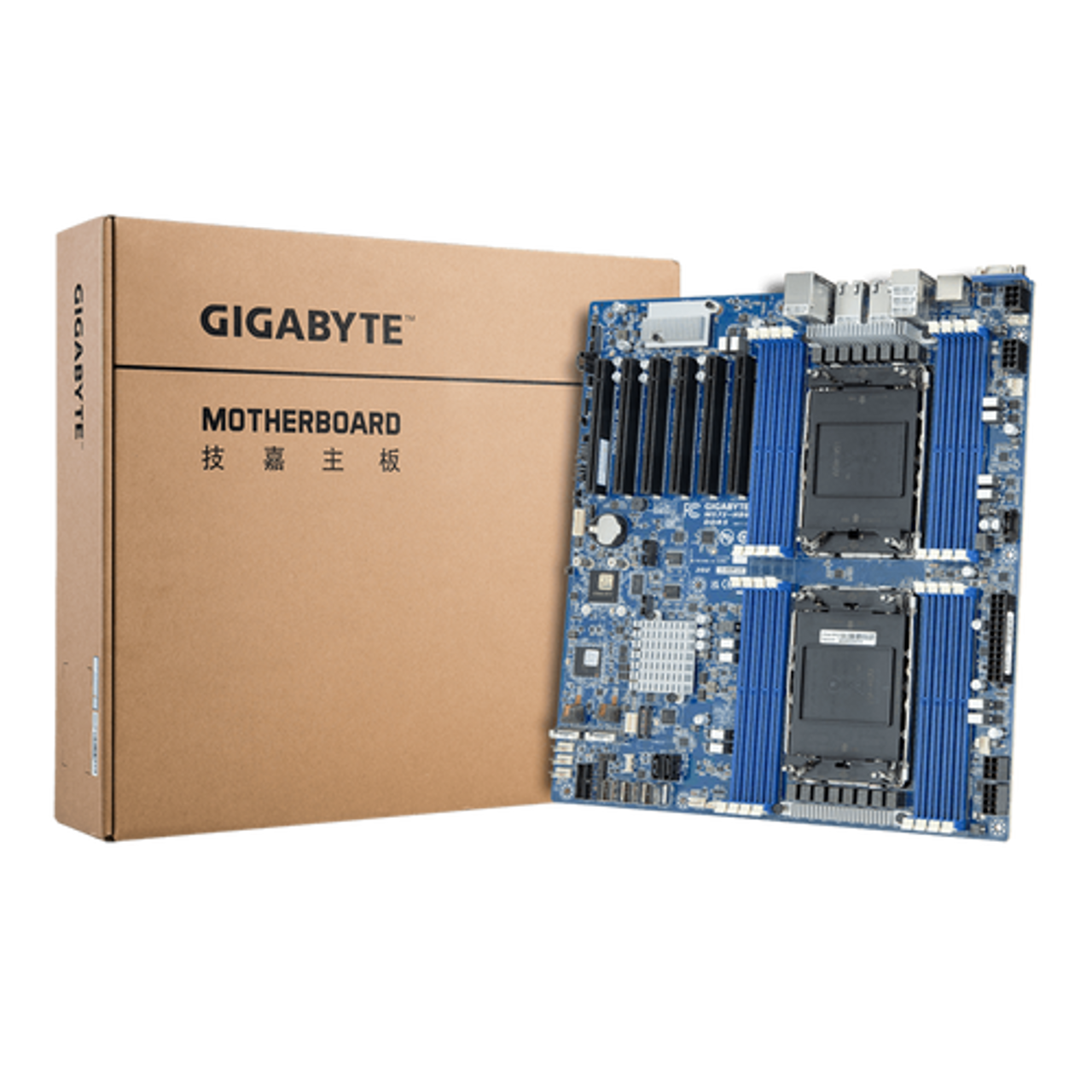 Gigabyte Server Motherboard - 5th/4th Gen Intel Xeon Scalable - E-ATX DP 10Gb/s Intel Ethernet Controller MS73-HB0 Rev. 1.x/3.x