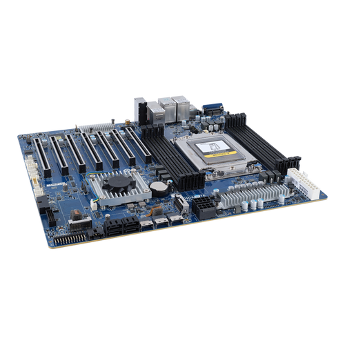 This motherboard includes dual 10GbE LAN ports for high-speed networking, making it ideal for data-heavy tasks and server applications.