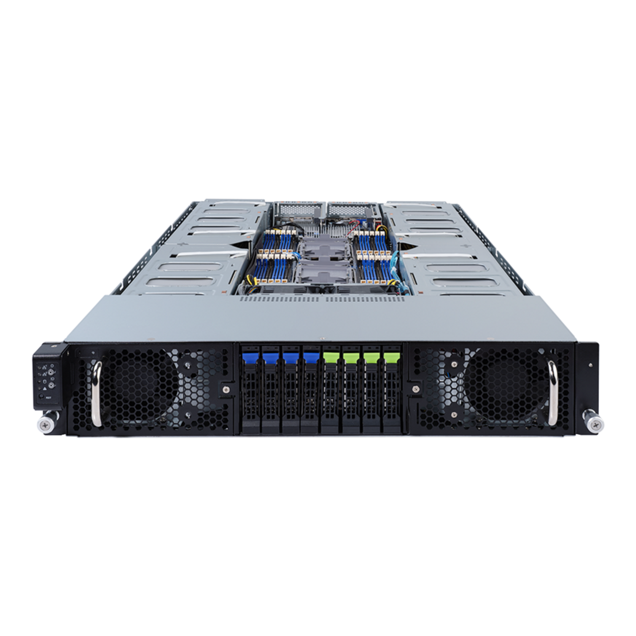 Gigabyte NVIDIA-Certified 2U HPC/AI Server - 3rd Gen Intel Xeon Scalable, Dual CPU, 8x PCIe Gen4 GPUs G292-280 Rev. 100