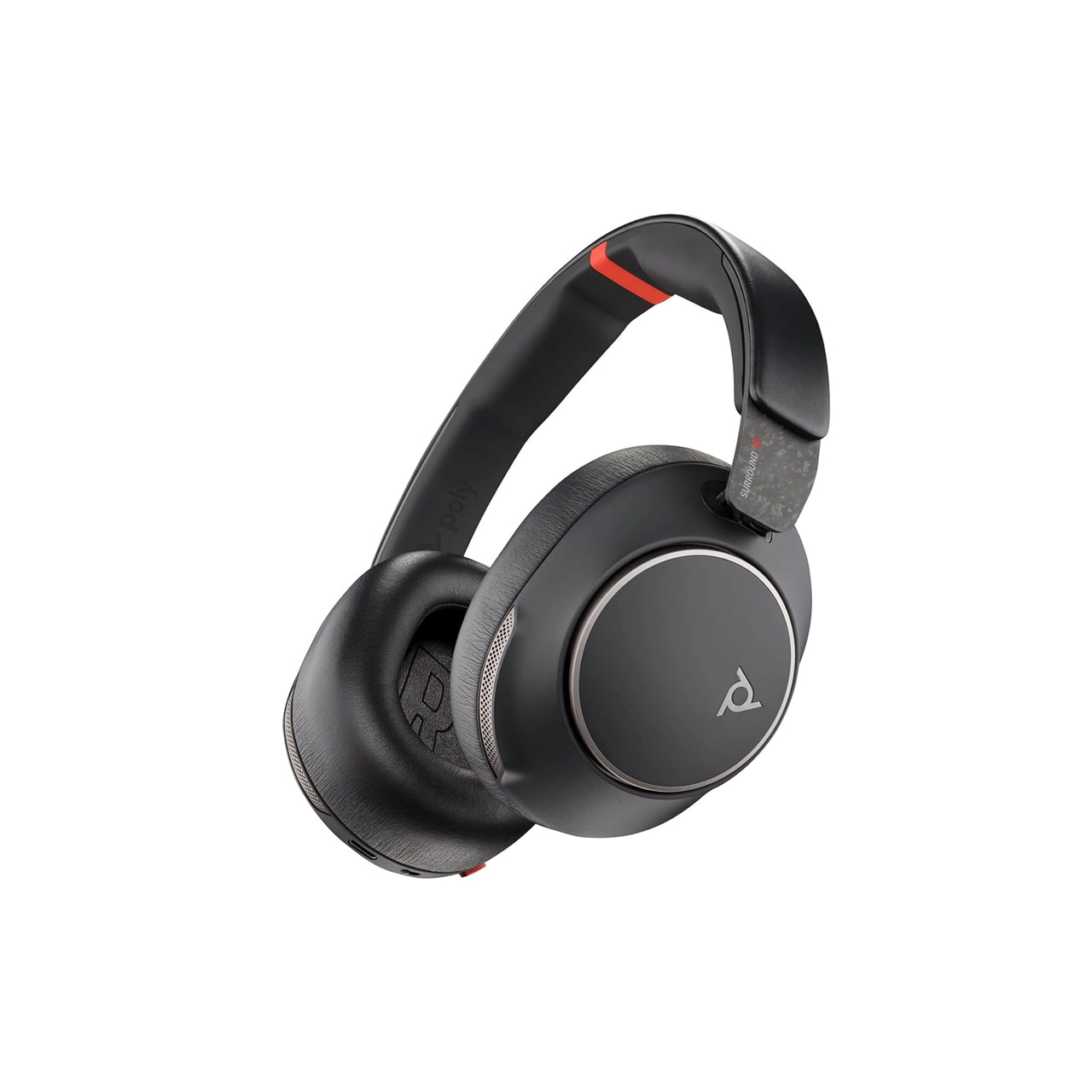 Poly Voyager Surround 85 UC Teams USB-C Wireless Headset w/ USB-C/A & Charging - 8G7T8AA