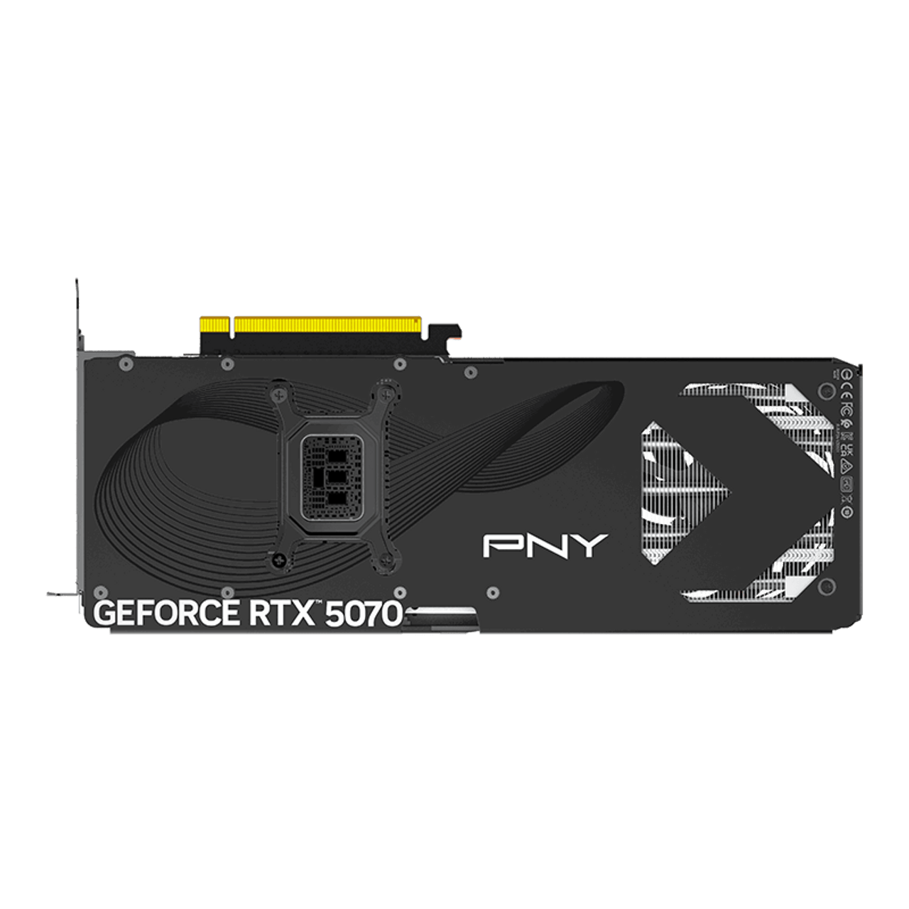 PNY NVIDIA GeForce RTX 5070 Triple Fan Graphic Card - 12 GB GDDR7 - PCIe 5.0 x16 - 250 W VCG507012TFXPB1